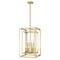 Z-Lite Easton Chandelier, 8-Light, 16.5 In.W x 27 In.H, Rubbed Brass/Rubbed Brass 3038-8RB - alternate 1